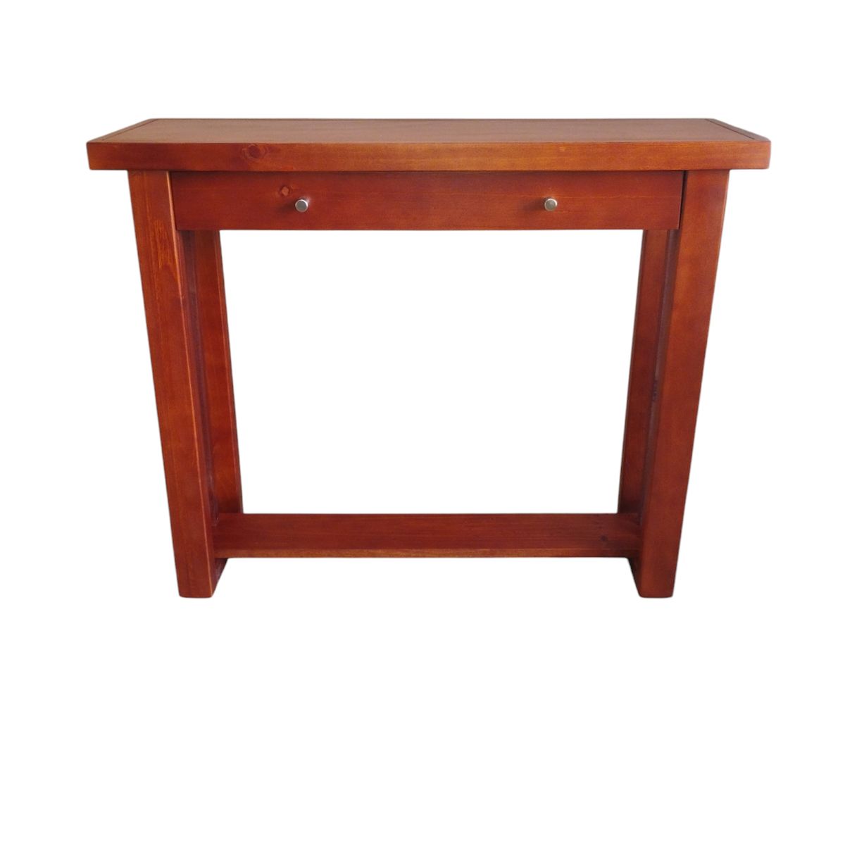 GENERICO - Mesa arrimo 1000 modelo Caburgua color Nogal