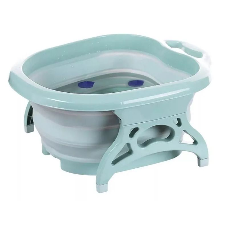 GENERICO - Bañera De Pies Spa Masajedor Antiestres Plegable Portátil