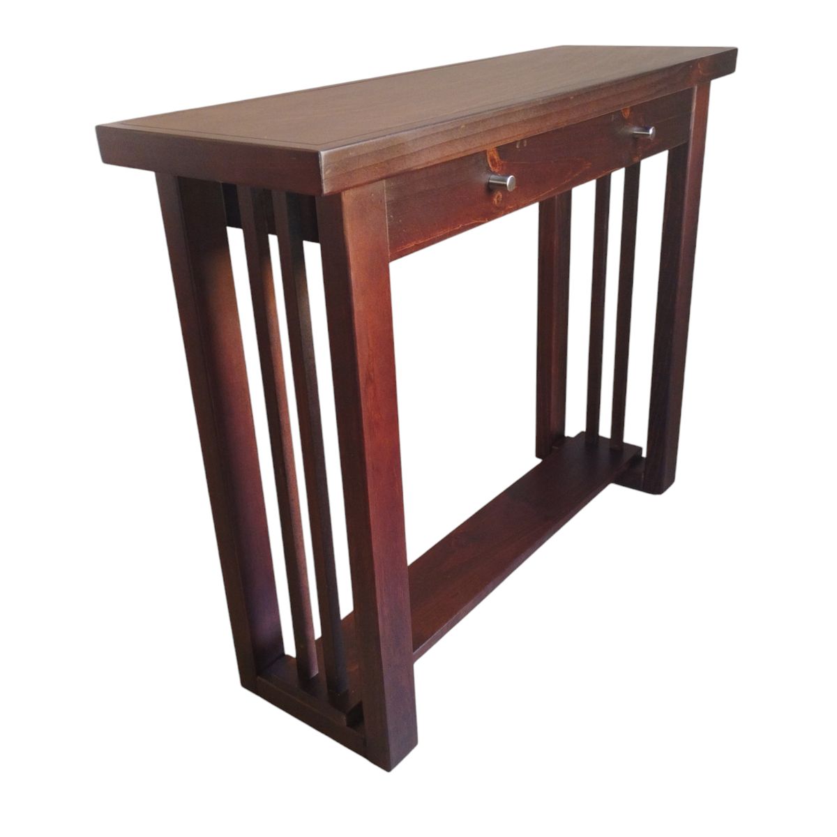 GENERICO - Mesa arrimo 1000 modelo Caburgua color Chocolate