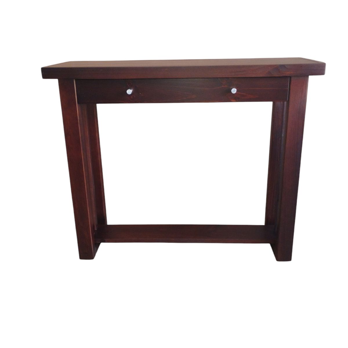 GENERICO - Mesa arrimo 1000 modelo Caburgua color Chocolate