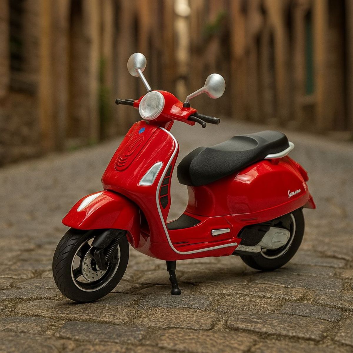 WELLY - Moto Vespa GTS 125CC Escala 1:18 - Welly