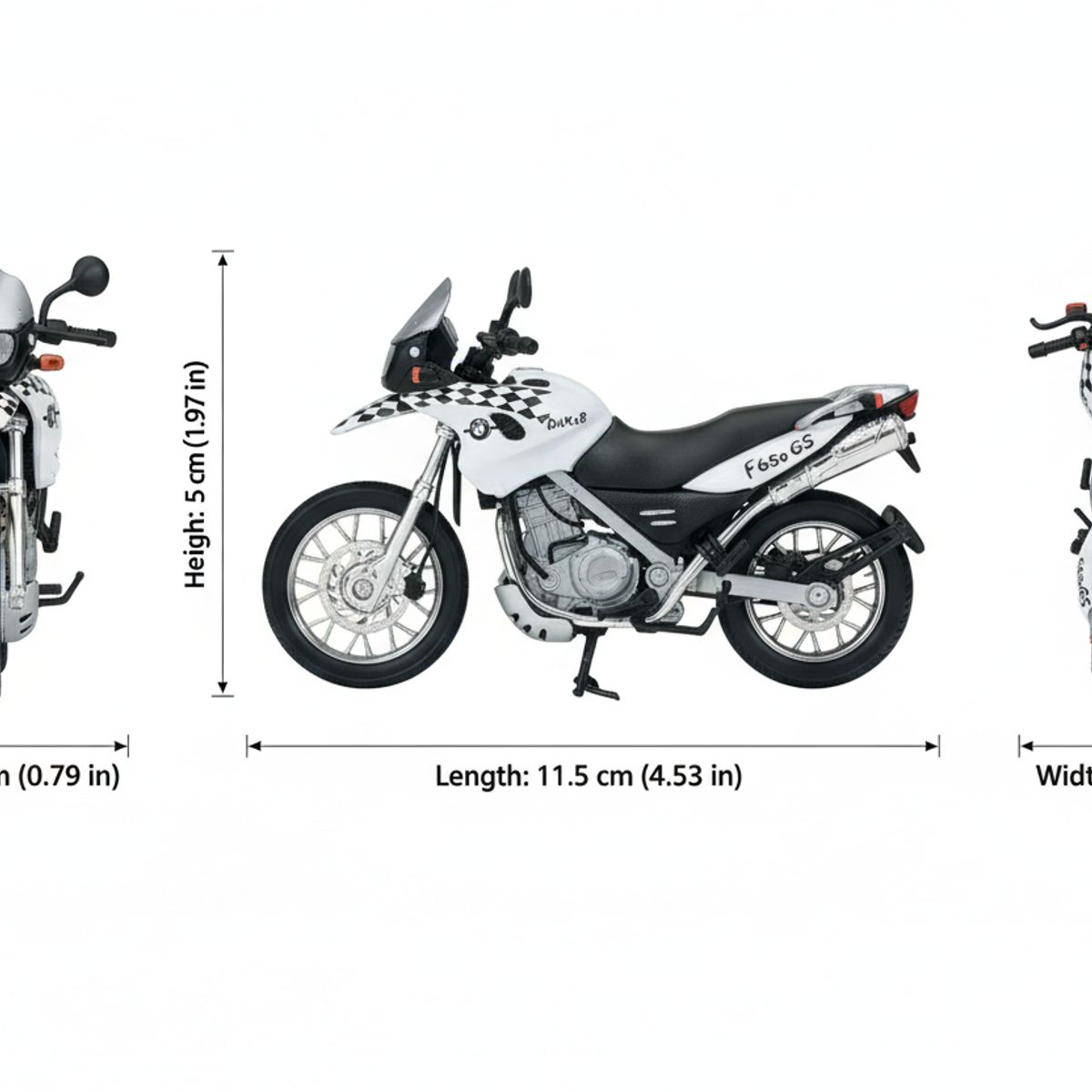 WELLY - Moto MW F650 GS Escala 1:18 - Welly