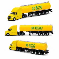 Welly Camión MAN TGX XXL Amarillo Escala 1/64 (10 Cm) - Modelo Coleccionable