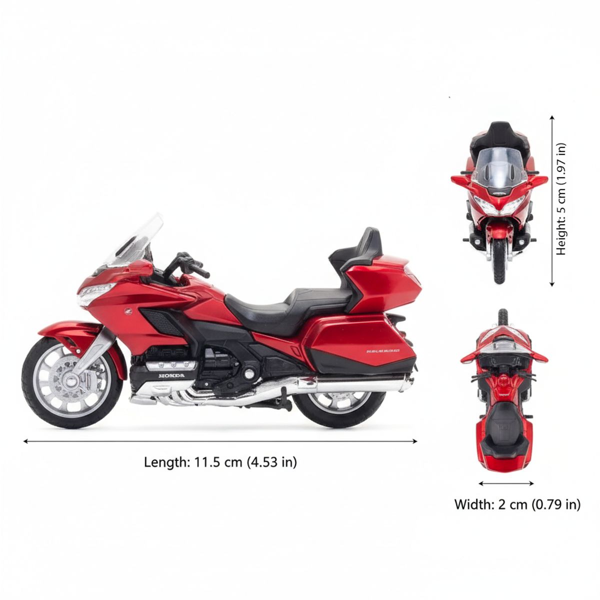 WELLY - Moto Honda Gold Wing Tour Escala 1:18 - Welly