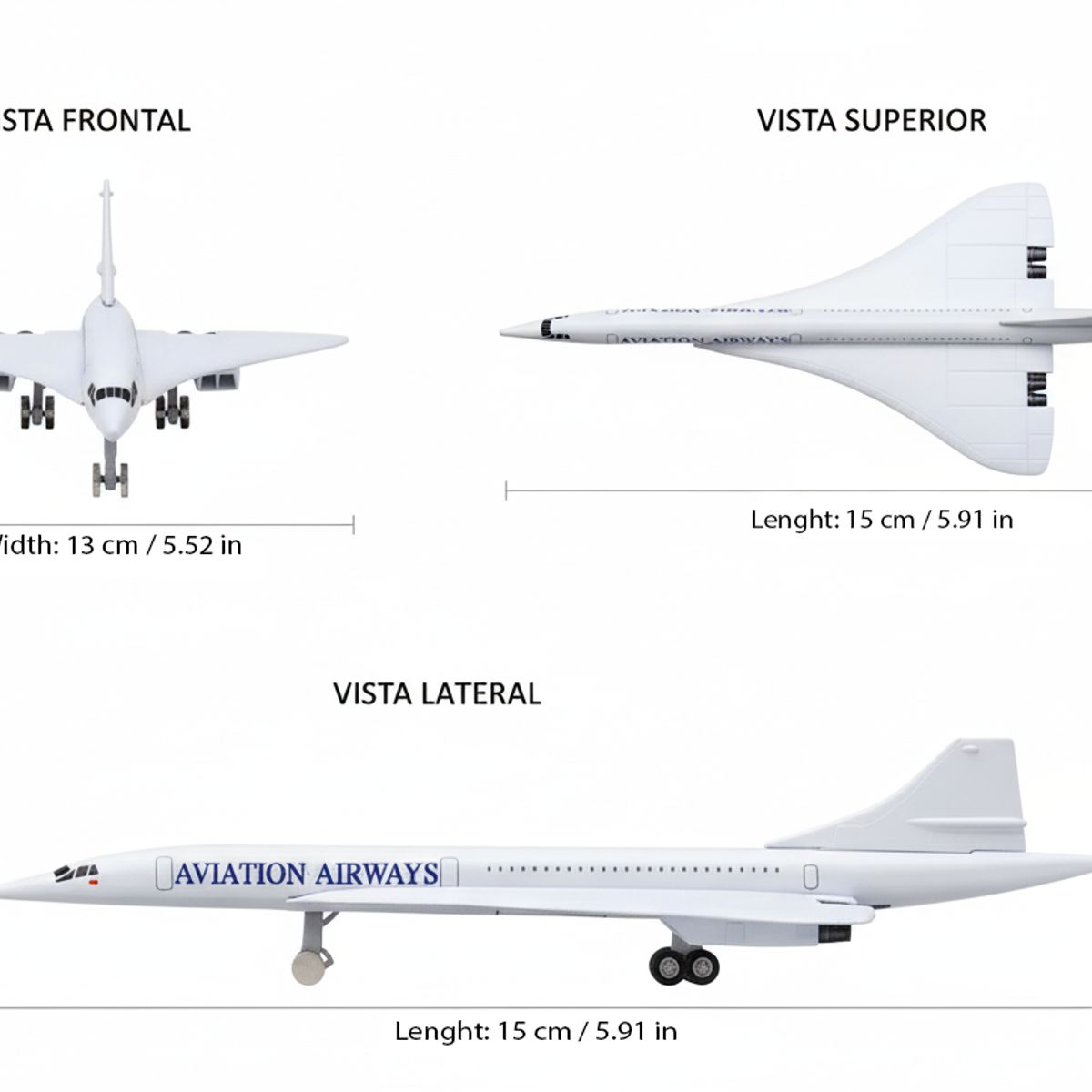 WELLY - Avión Concorde - Welly