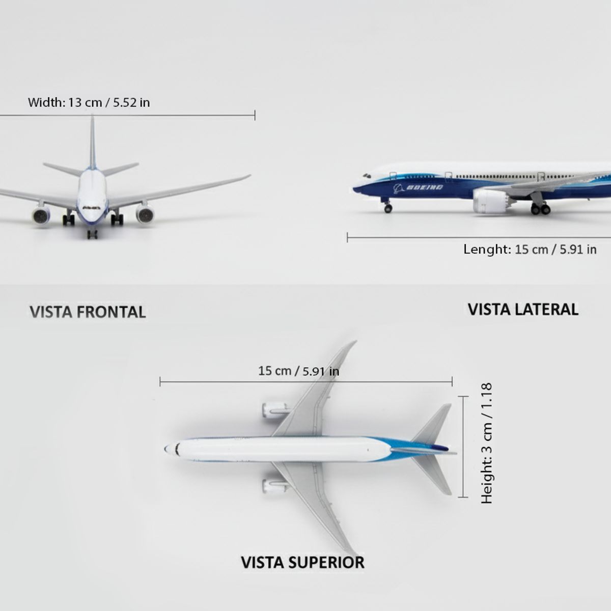 WELLY - Avión Boeing 787 - Welly