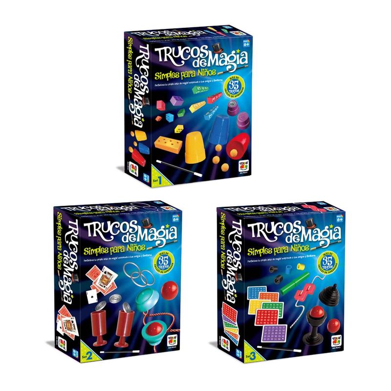 TOYNG - Pack 3 Trucos De Magia,35 Trucos