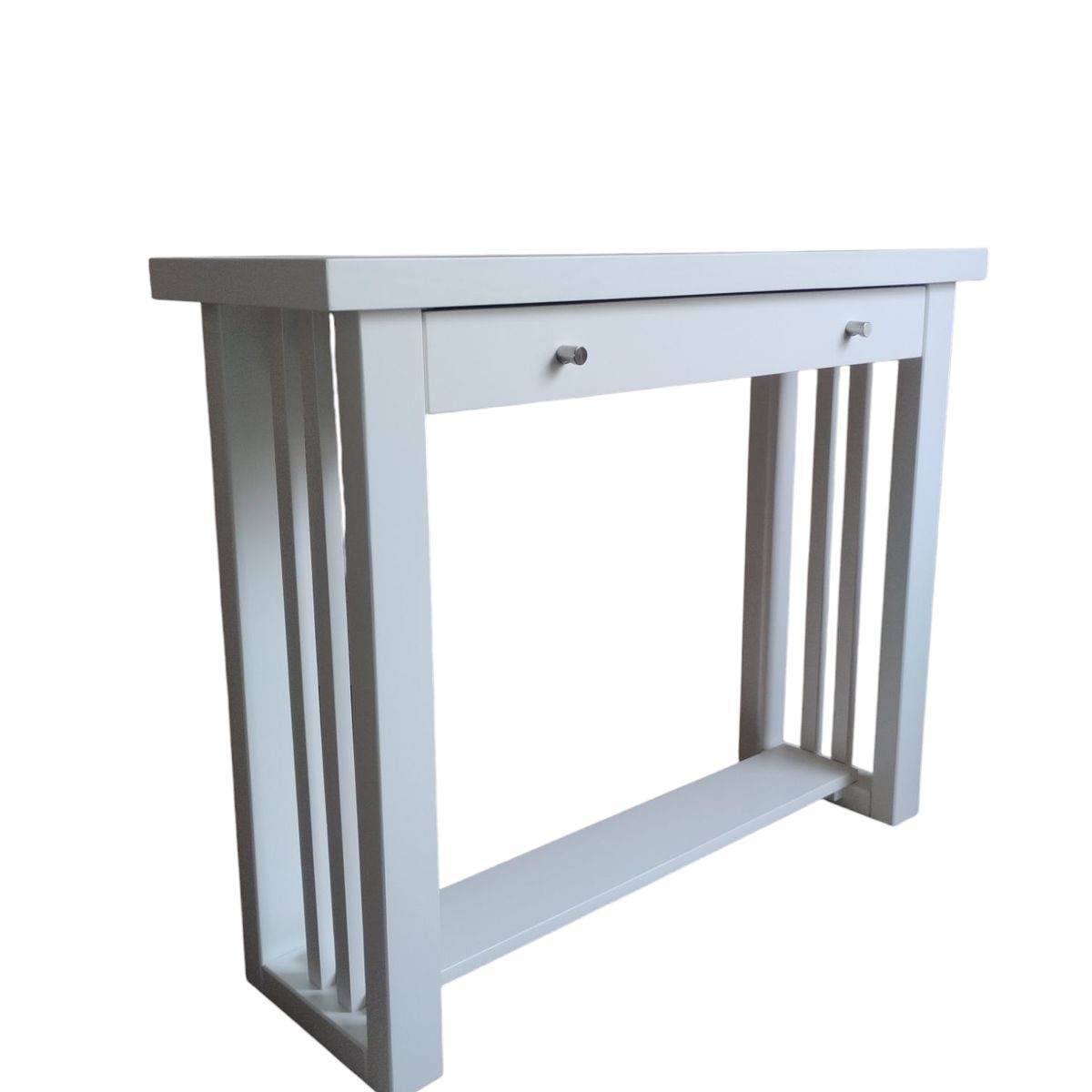 GENERICO - Mesa arrimo 1000 modelo Caburgua color Blanco.