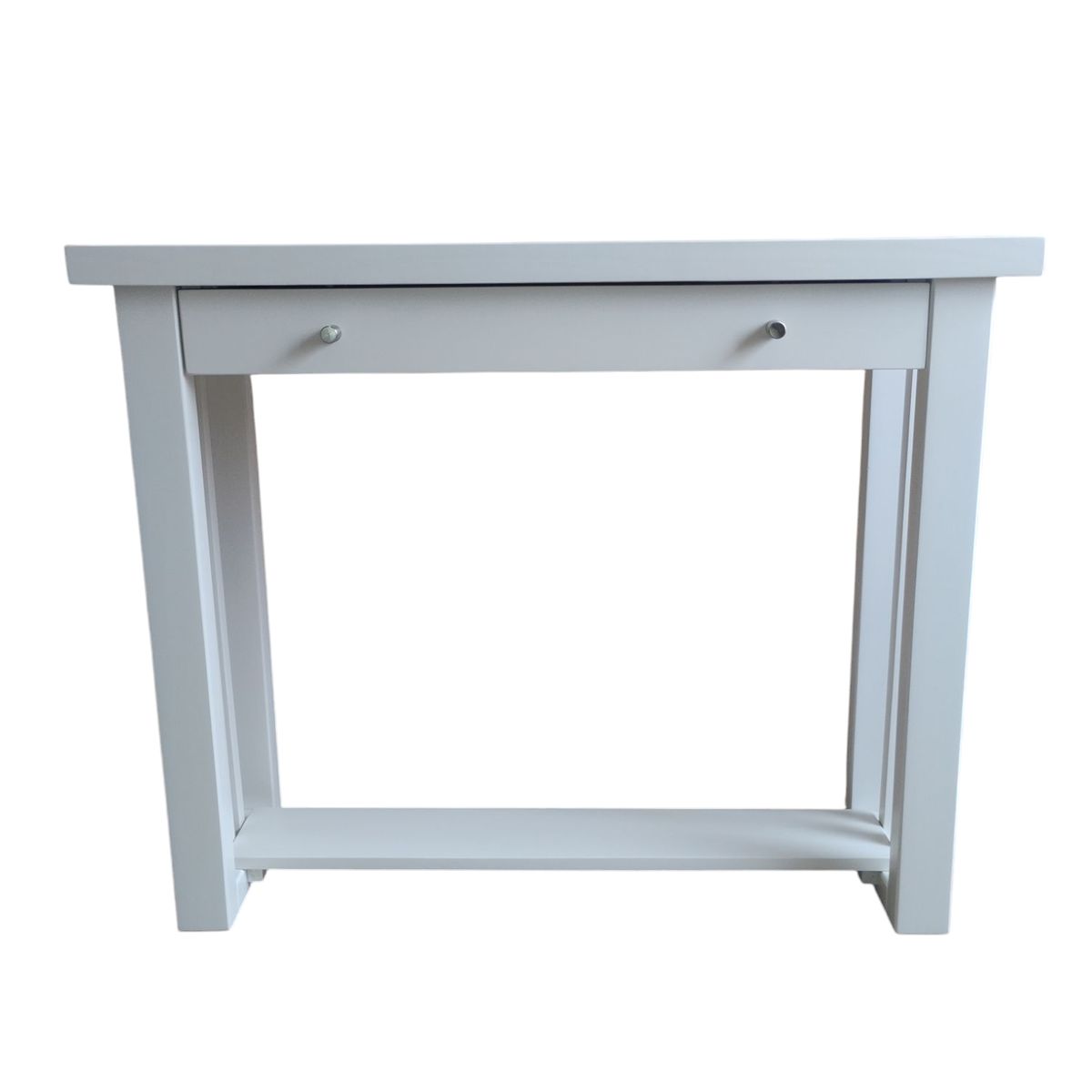 GENERICO - Mesa arrimo 1000 modelo Caburgua color Blanco.