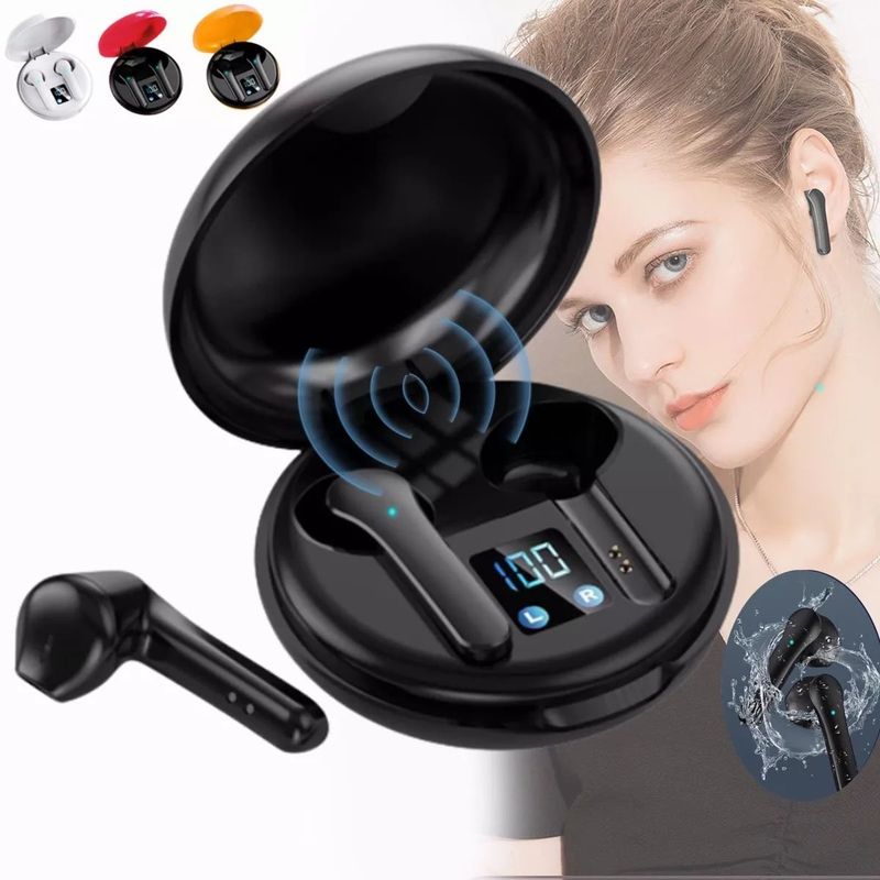 EDWINAYY - Audífonos Inalámbricos Bluetooth Impermeable Con Micrófono