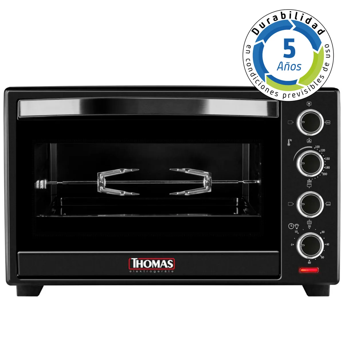 THOMAS - Horno Electrico 48L 2000W 220V Negro TH-48N Thomas