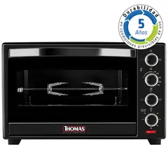 THOMAS - Horno Electrico 48L 2000W 220V Negro TH-48N