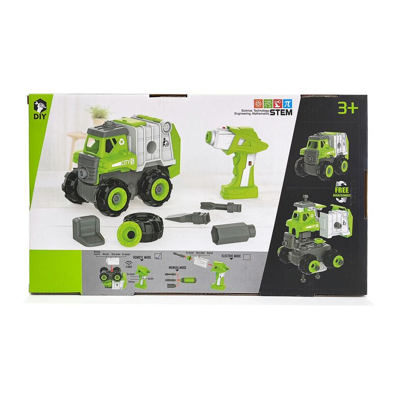 TOYNG - Camión De Basura Para Armar Con Rc - Toyng