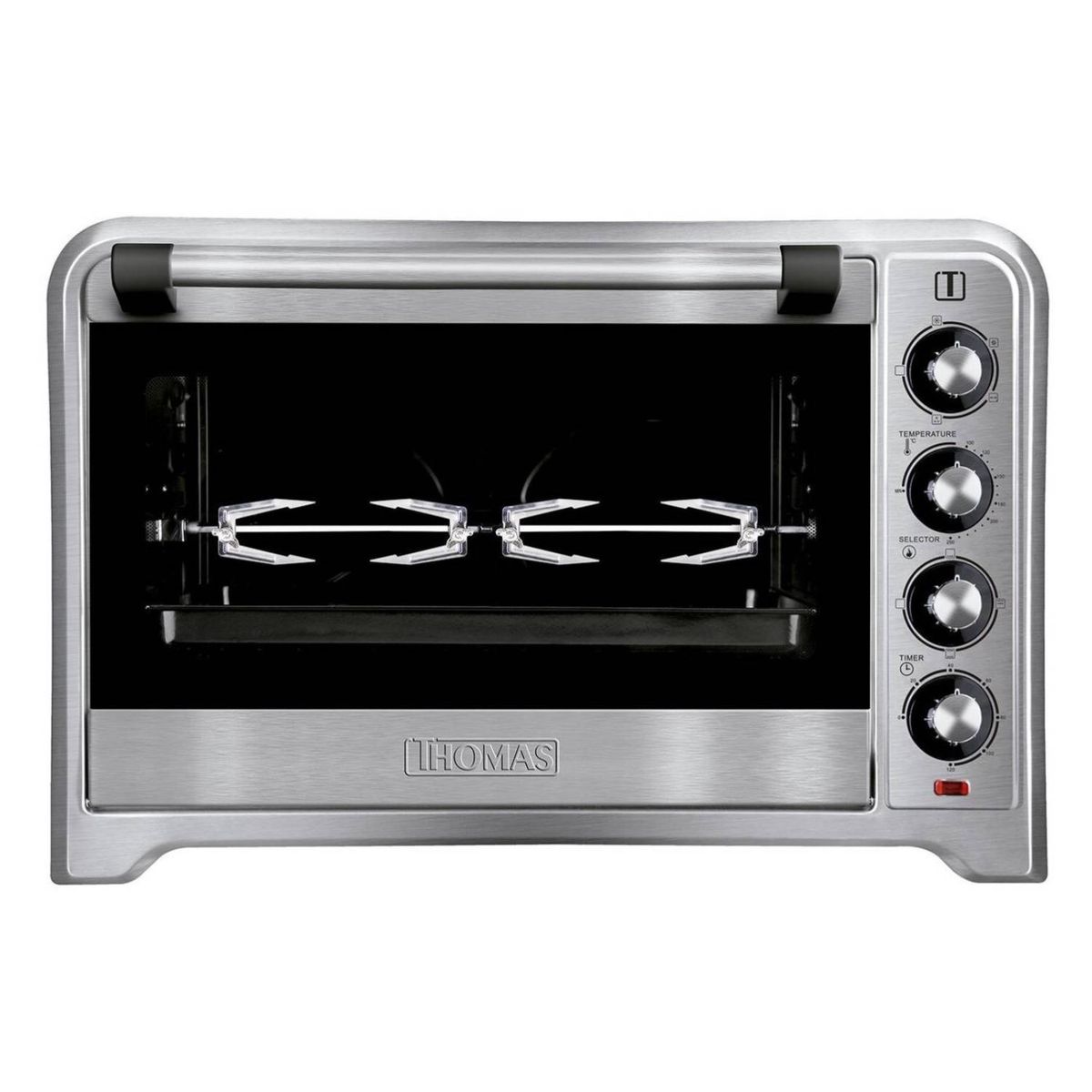 THOMAS - Horno Electrico 77L 2200W 220V Plateado TH-80i Thomas