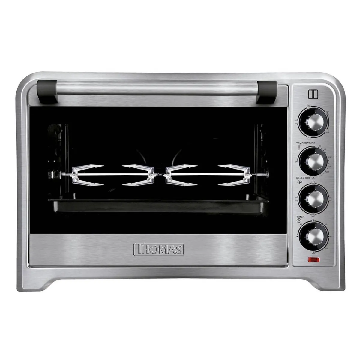 THOMAS - Horno Electrico 77L 2200W 220V Plateado TH-80i Thomas