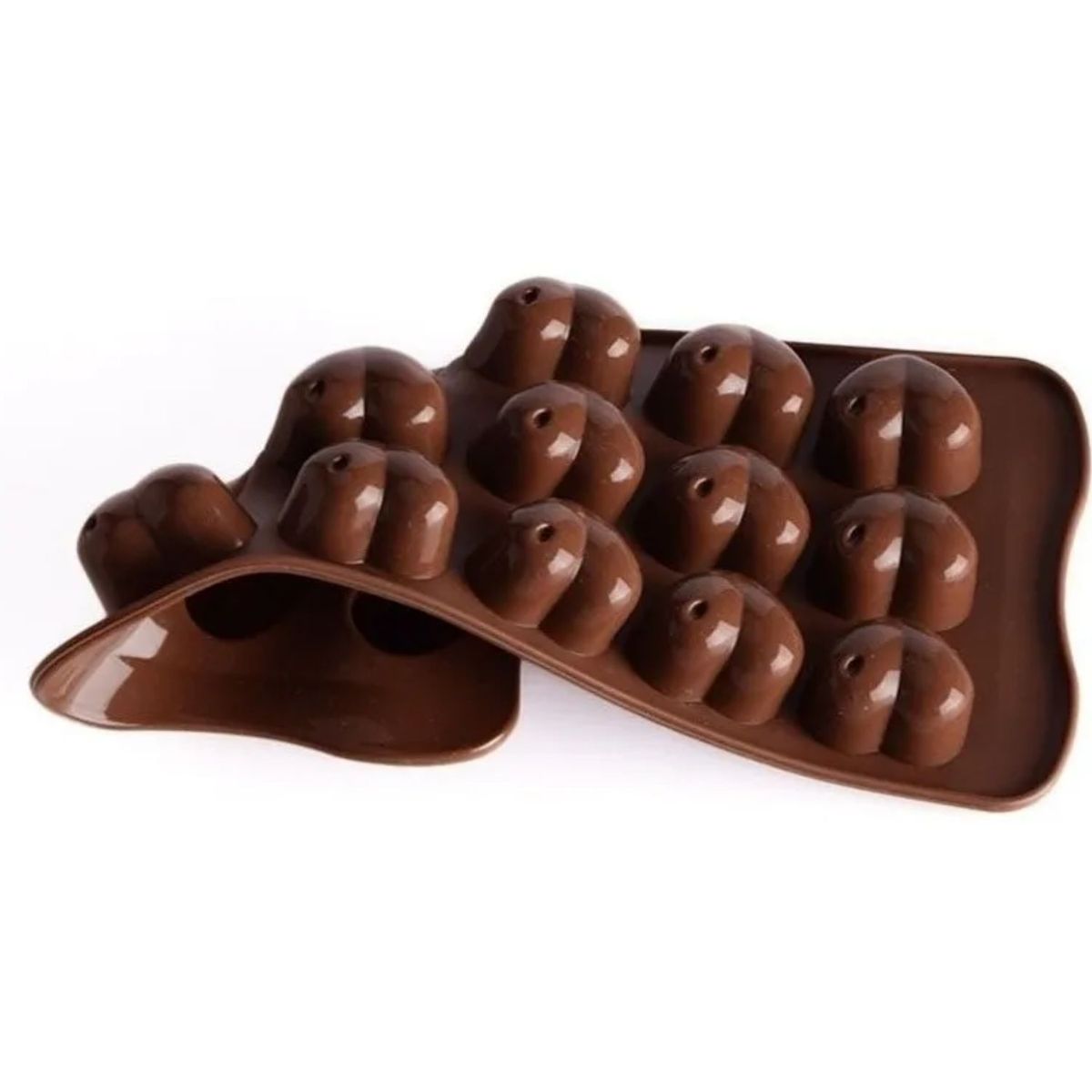 GENERICO - Molde Para Silicona Para Chocolate Forma Corazones