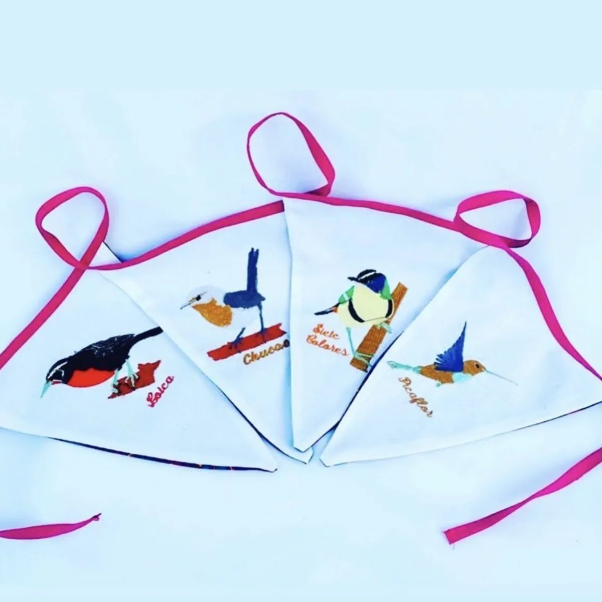ECOAMBIENTATE - Banderin Aves Chilenas