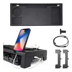 EDWINAYY - Soporte Base Elevadora Gamer Para Monitor Rgb Puertos Usb