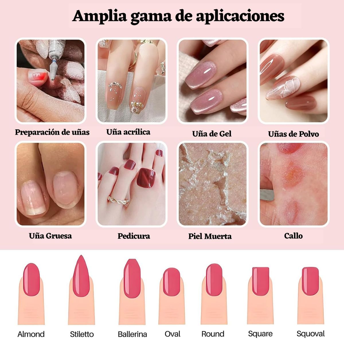 GENERICO - Torno Manicura Inalambrico 30000 Rpm Con 6 Tipos Cabezales