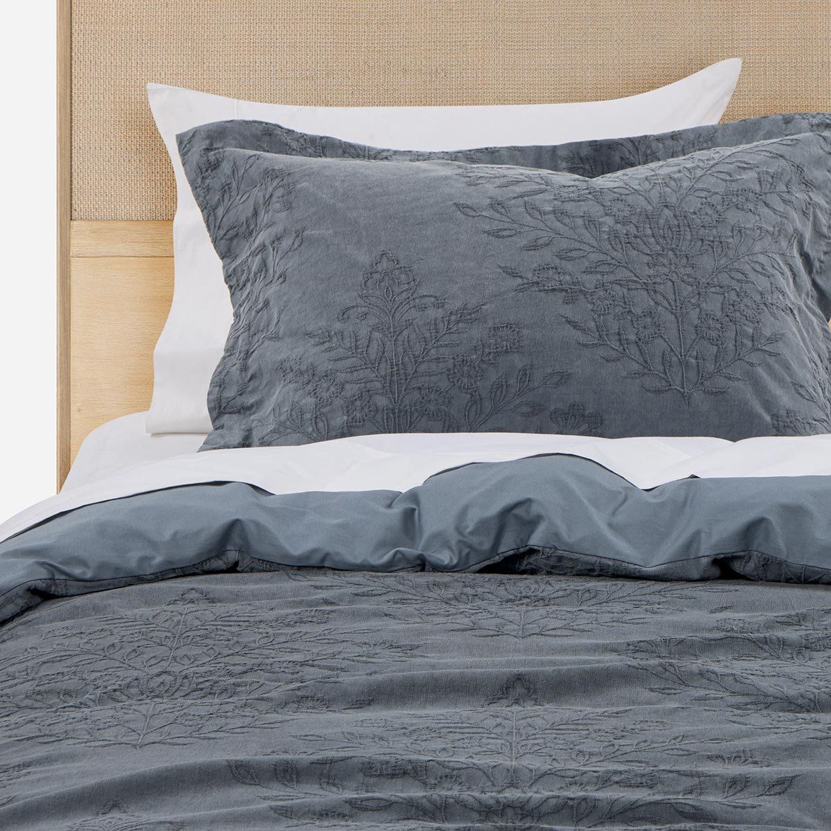 ROSEN - Funda Plumón Algodón Pure Vaduz Gris 1,5 Plazas