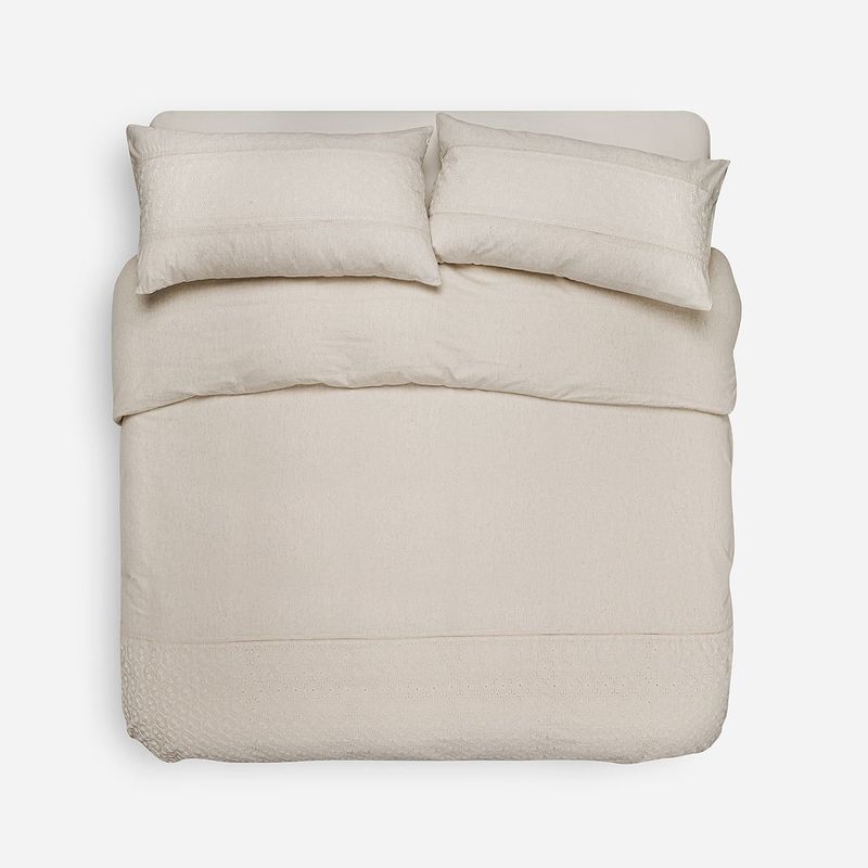 ROSEN - Funda Plumón Algodón Pure Gialla Beige King