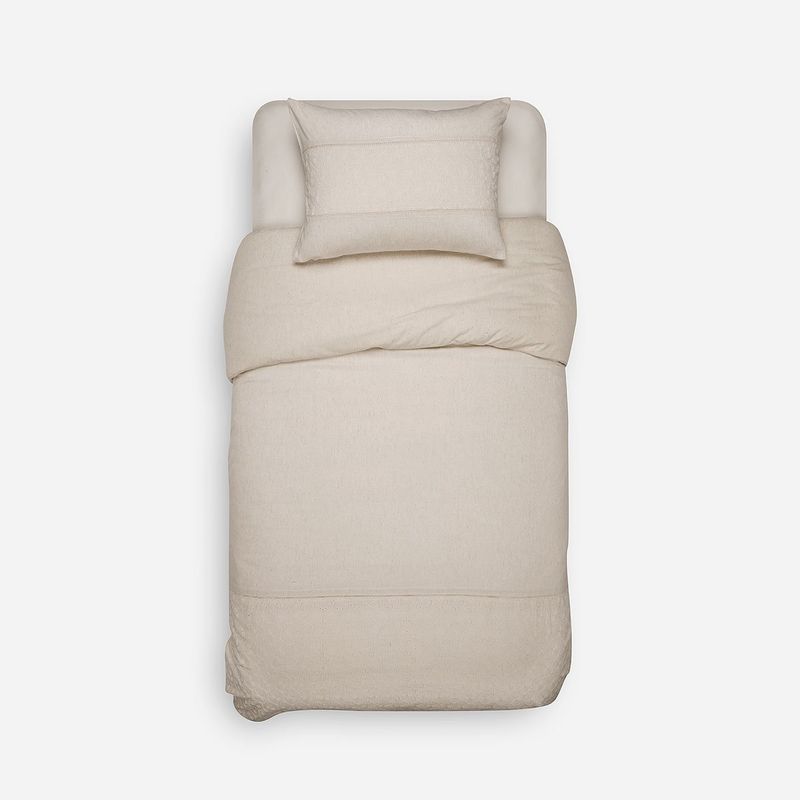 ROSEN - Funda Plumón Algodón Pure Gialla Beige 1,5 Plazas