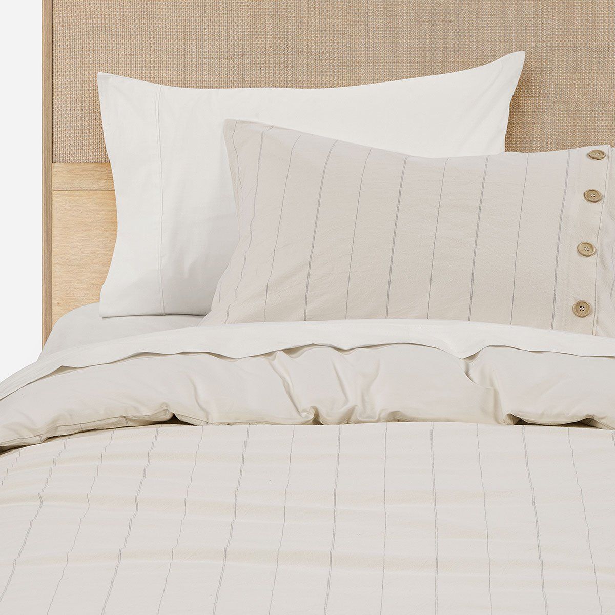 ROSEN - Funda Plumón Algodón Pure Biaggio Beige 1,5 Plazas