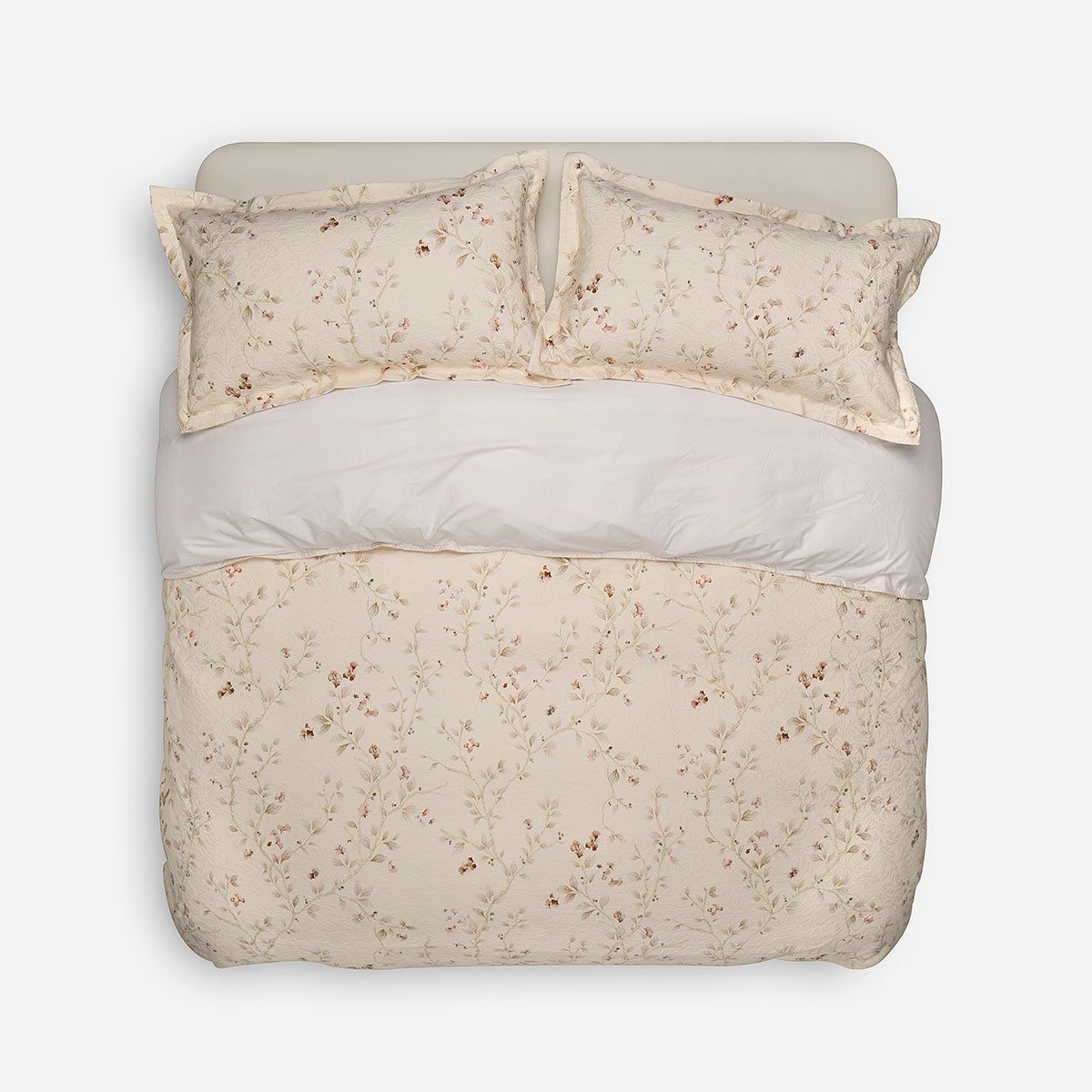 ROSEN - Funda Plumón Algodón Timeless Signau Beige 2 Plazas