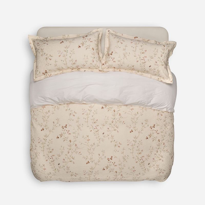 ROSEN - Funda Plumón Algodón Timeless Signau Beige Súper King