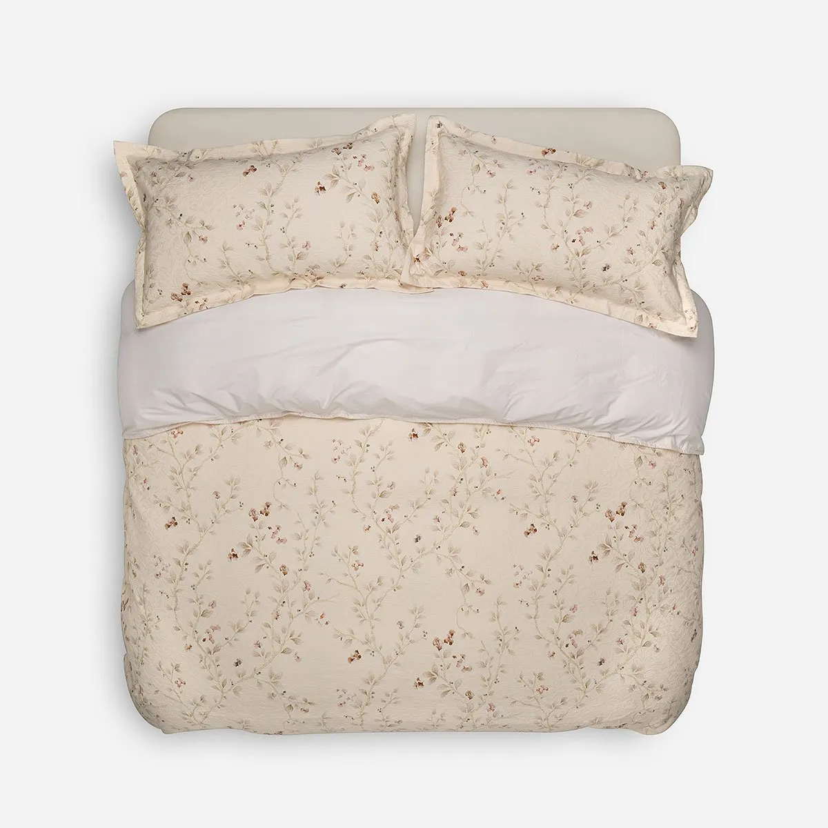 ROSEN - Funda Plumón Algodón Timeless Signau Beige King