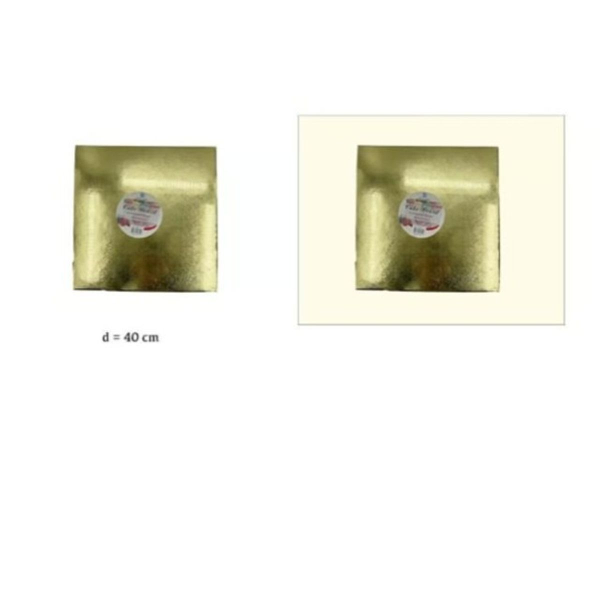 GENERICO - Bandeja De Cuadrada De Plumavit 40Cm 16In