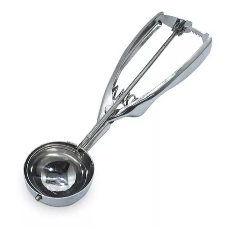GENERICO - cucharas para helados con resorte acero inoxidable