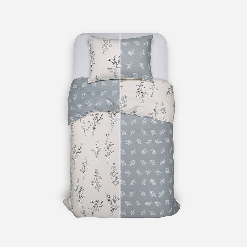 ROSEN - Funda Plumón Algodón Rever. Timeless Print Petlin 1,5 Plazas
