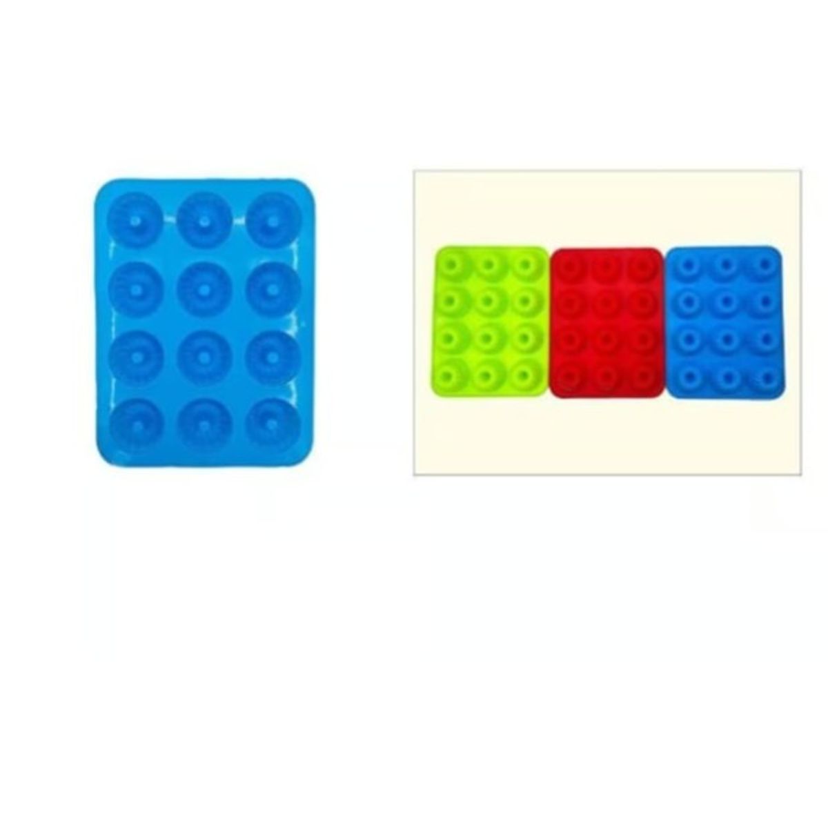 GENERICO - Molde De Silicona De Queque 12 Divisiones