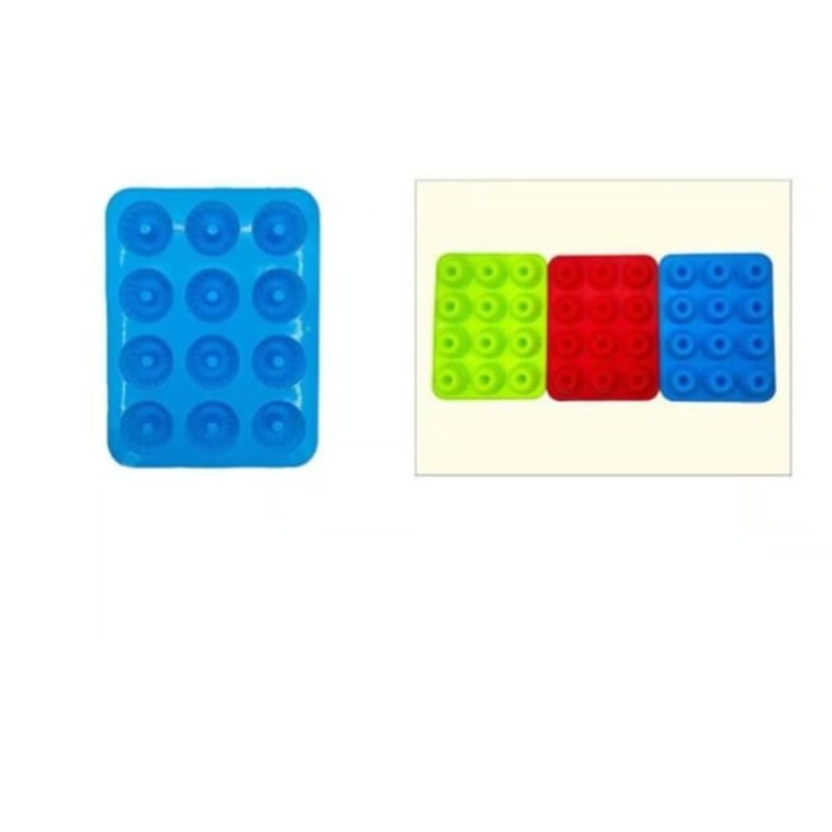 GENERICO - Molde De Silicona De Queque 12 Divisiones