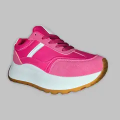PAND G - Zapatillas Urbanas Modernas Con Plataforma Fucsia 7683