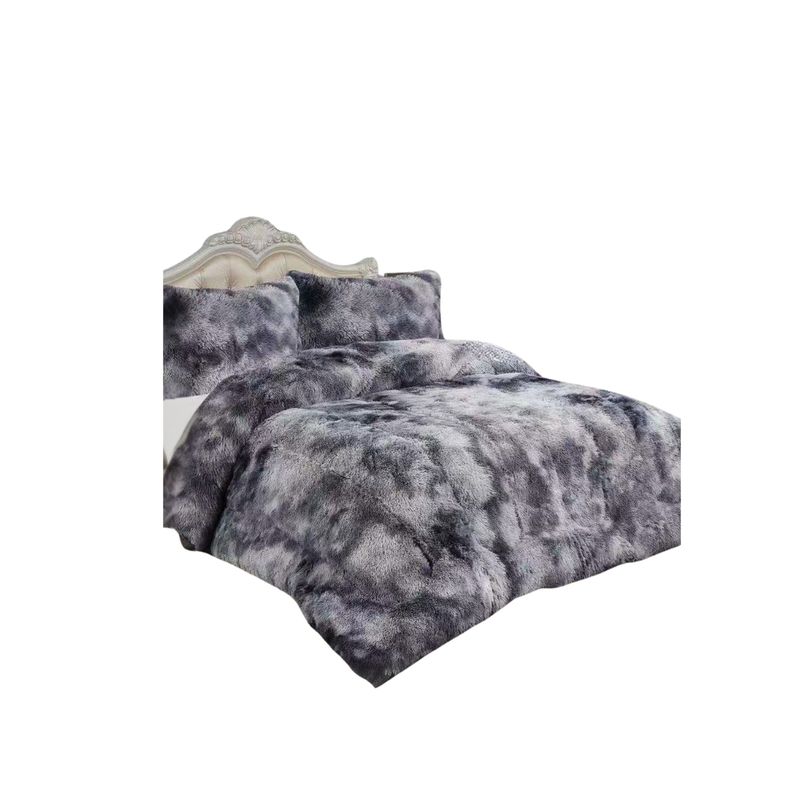 GENERICO - Cobertor Chiporro Jaspeado 2 Plazas Peludo 250x230cm