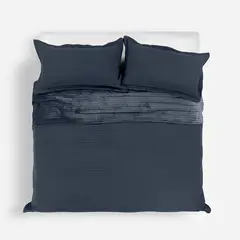 ROSEN - Cubrecama Flannel Supersoft Azul 2 Plazas
