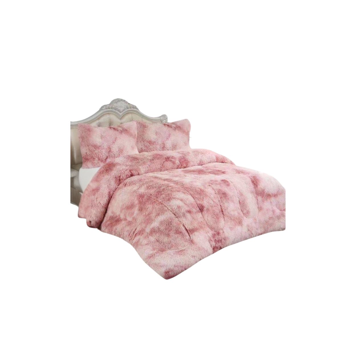 GENERICO - Cobertor Chiporro Jaspeado 2 Plazas Peludo 250x230cm