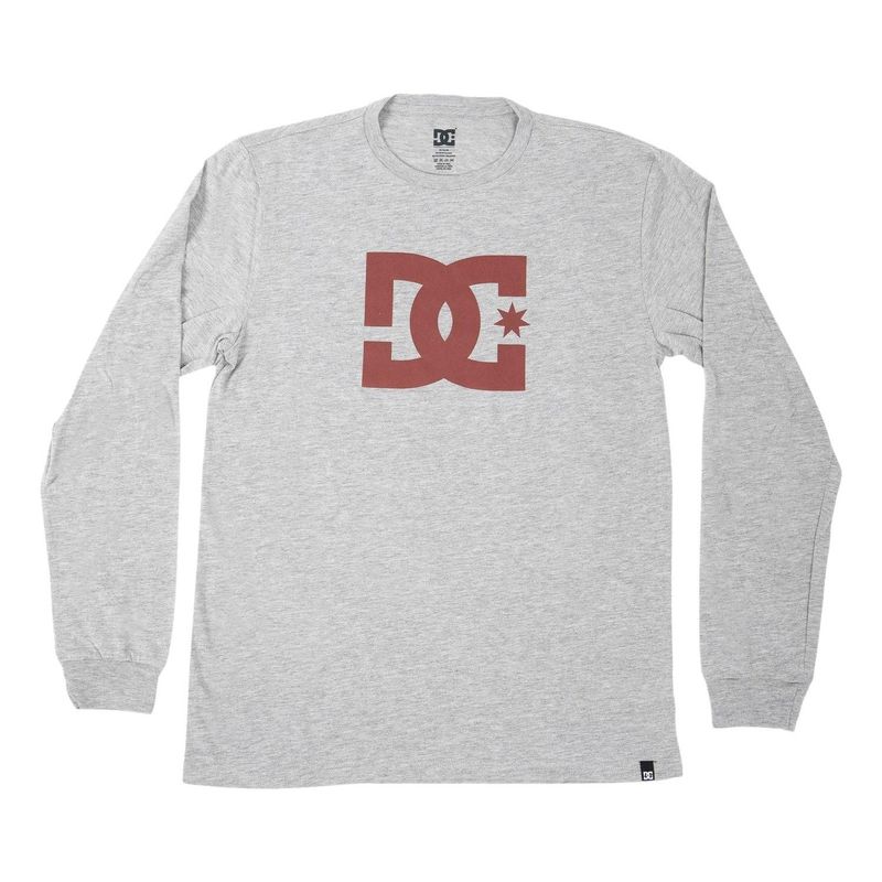 DC SHOES - Polera Hombre Star Lss Gris DC