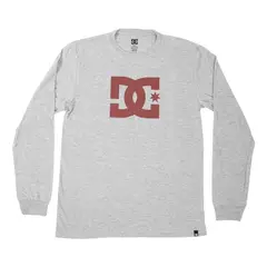 DC SHOES - Polera Hombre Star Lss Gris DC