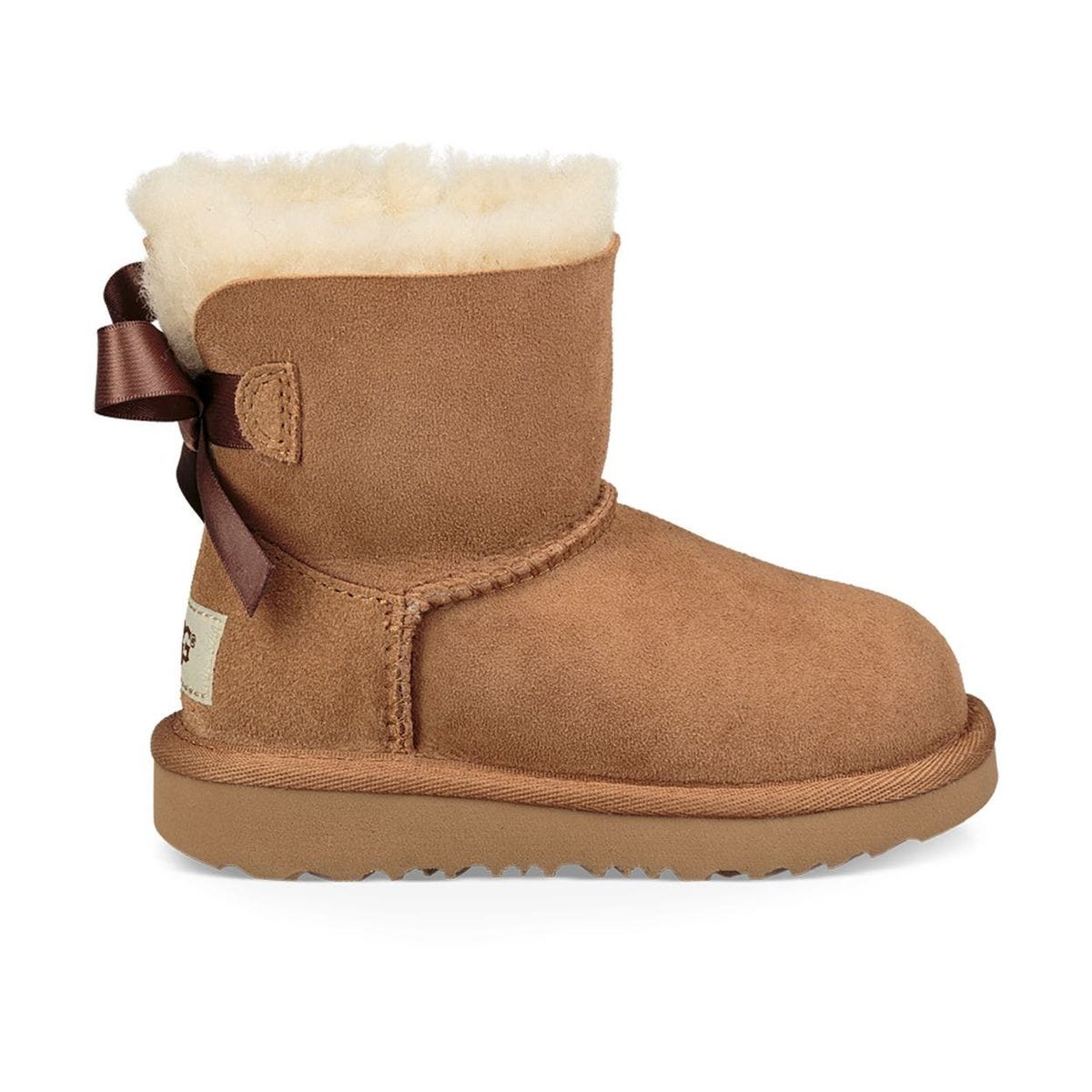 UGG - Botas Bailey Bow II Unisex Niño Café