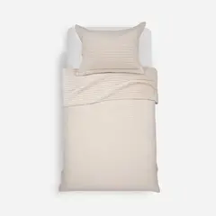 ROSEN - Cubrecama Flannel Supersoft Beige 1,5 Plazas