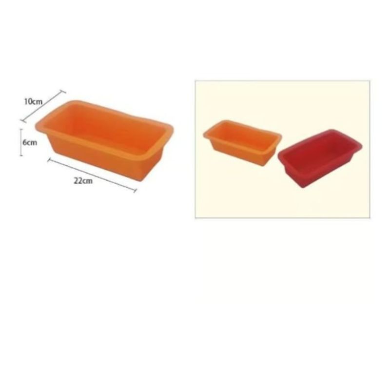 GENERICO - Molde De Silicona De 22Cm De Pan Rectangular