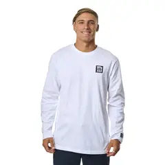 STOKED - Polera Logo Ml Hombre Blanca