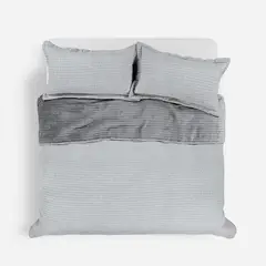 ROSEN - Cubrecama Flannel Supersoft Gris 2 Plazas
