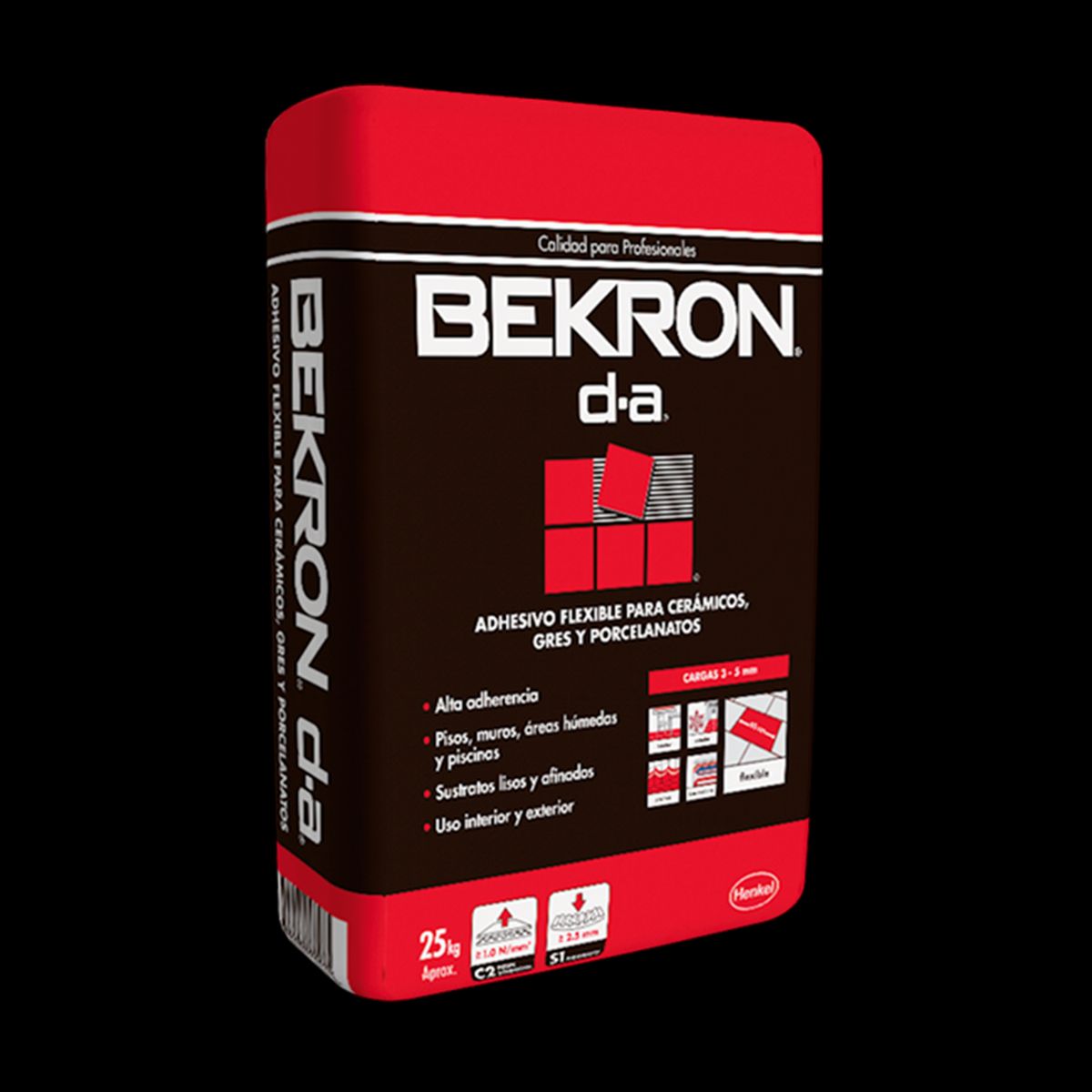 HENKEL - BEKRON DA - Adhesivo Cerámico, 25Kg
