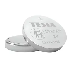 TESLA - Pack de 5 Pilas CR2032 Lithium Line 3V