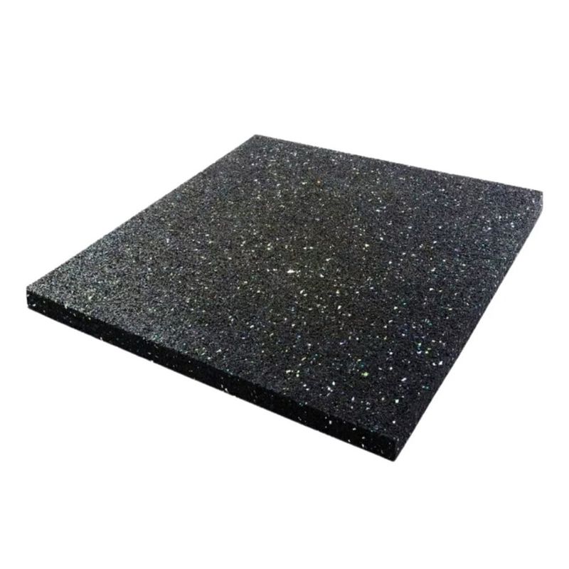 MUNDO MAGIA - Pack 4 Piso De Caucho Gimnasio 50*50*1.5 Cm