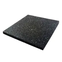 MUNDO MAGIA - Pack 4 Piso De Caucho Gimnasio 50*50*1.5 Cm
